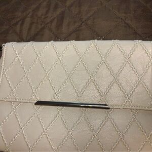 Elegant White Quilted Women's Bag
